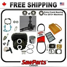 Fits STIHL TS420 Cylinder Piston Crank H-Q Rebuild Kit NIKASIL OEM Quality 50mm