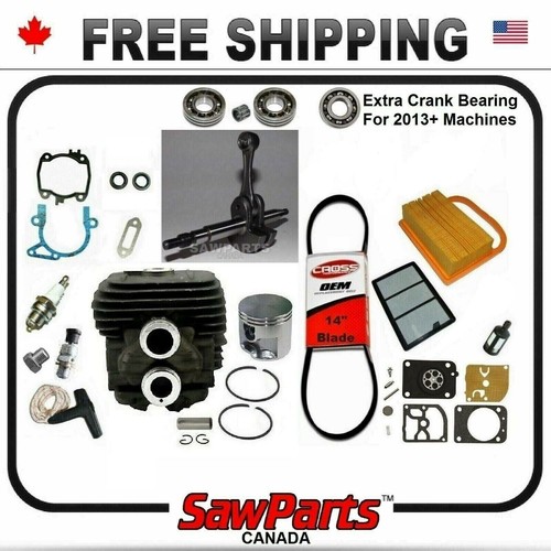 Kit Cilindro Revisione Stihl TS400 + Guarnizioni + Cuscinetti | Completo