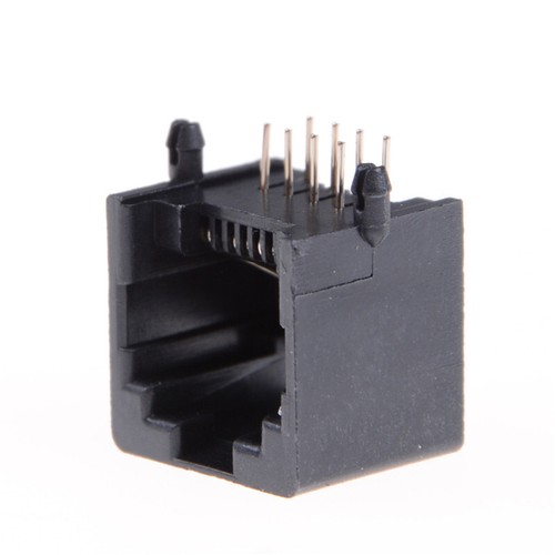 10Pcs Unshielded RJ11 RJ45 8P8C Network Modular PCB Connector Jacks Connecto LT - Afbeelding 5 van 6