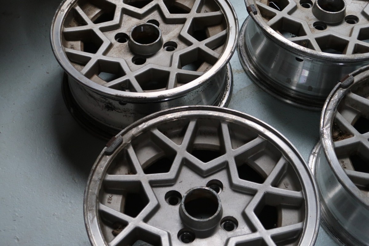 RARE 1981 SET OF SNOWFLAKE DATSUN NISSAN 280ZX TURBO WHEELS RIMS