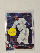 JOHAN MIESES 2018 1st Bowman Chrome Prospect BCP-19 Los Angeles Dodgers RC