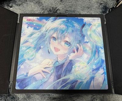 Wallhack SP-004 Summer Miku Glass Mouse Pad High Precision Smooth