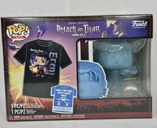 Funko Pop! Tees Attack On Titan Final Season Eren Jaeger Vinyl Pop & Tee MEDIUM