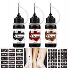 Jagua Gel Temporary Kit for Women Men Kids, Semi Permanent Ink Summer Trend Art