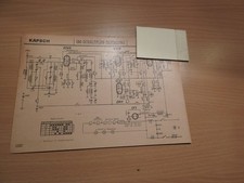 Kapsch 440 W   Röhrenradio Schaltbild ! keine Kopie!