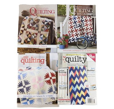 BHG American Patchwork Quilting Fons Porter Quilty Mixed Lot of (4) Magazines