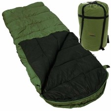 NGT 5 SEASONS WARM DYNAMIC SLEEPING BAG WITH HOOD CARP FISHING CAMPING NEW