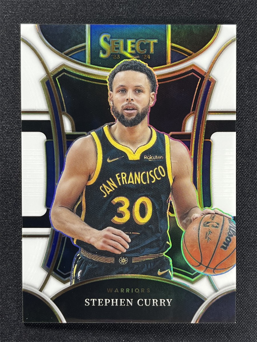 2023-24 Panini Select Stephen Curry #345 Mezzanine White Prizm Warriors /149