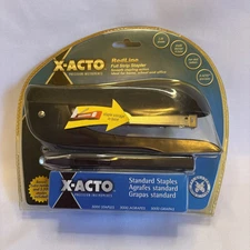 X-Acto Redline Full Strip Stapler Black Non Skid Bottom w/ 5000 Standard Staple