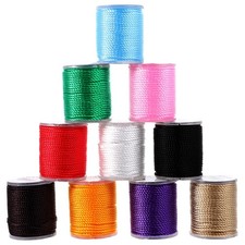 10 Colors Nylon Beading String Craft Rope Cord Bracelet Making Supplies