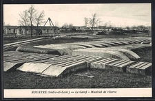 CPA Nouatre /I.-et-L., Le Camp, Matériel de réserve 