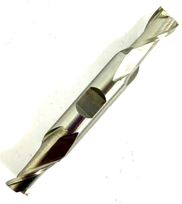 7/16'' 2 FLUTE DOUBLE END HSS END MILL BRUBAKER 72226 USA