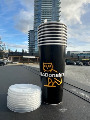 OVO Cup x McDonalds Limited Edition Set Of 2 Drake Meal After Hours