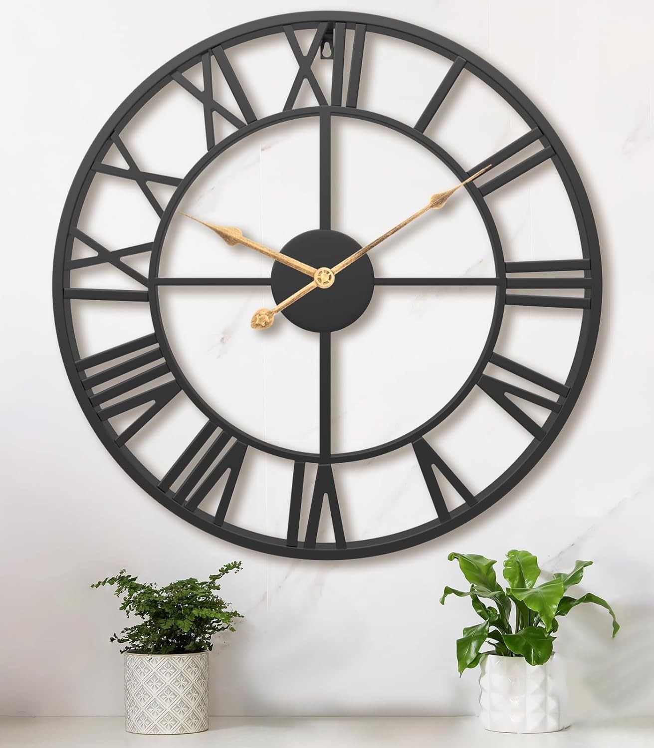 24 Inch Large Oversized Farmhouse Modern Decorative Wall Clo