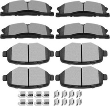 Front And Rear Ceramic Brake Pads For 2015-2019 Ford Explorer Flex Lincoln Mkt Front And Rear Ceramic Brake Pads For 2015-2019 Ford Explorer Flex Lincoln Mkt
