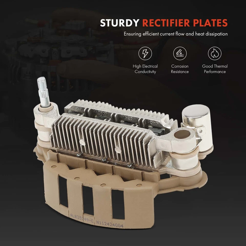 Alternator Rectifier Diode w/ Trio for Mazda MX-3 MX-5 6 323 Kia Sephia Roadster - Image 4 of 4