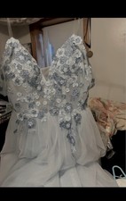 Floral Floor Length Gown - Formal