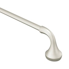 Moen YB2824 Nickel 24" Towel Bar From The Eva Collection