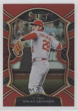 2021 Panini Select Concourse Red Prizm 42/199 Nolan Arenado #54 04br