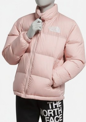 The North Face Kids Girl's Pink1996 Retro Nuptse Puffer Jacket Size XXL