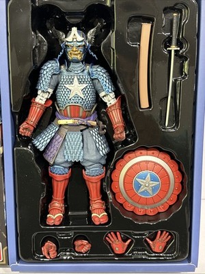 Marvel Samurai Captain America Action Figure Tamashii Nations
