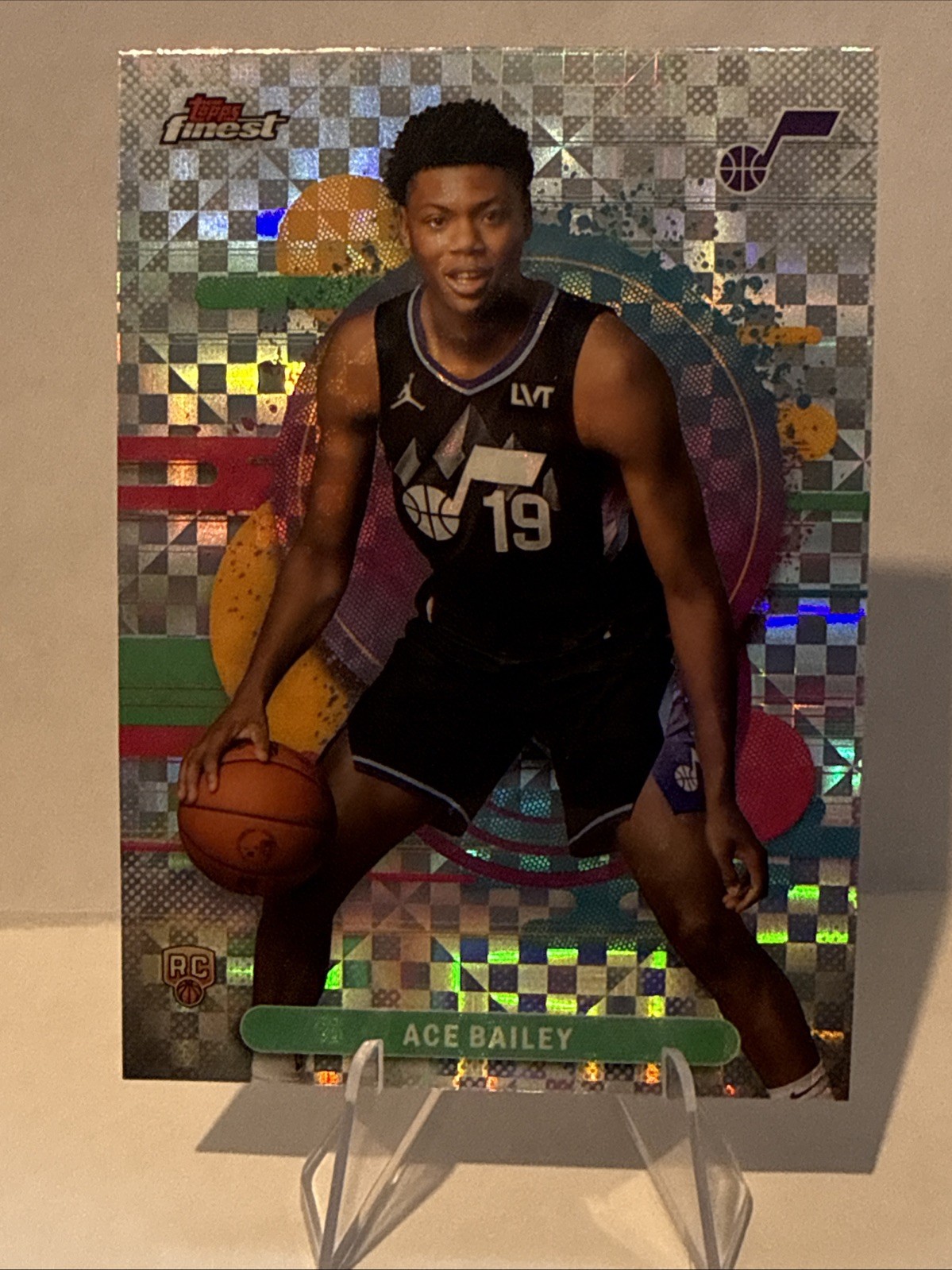 2025-26 Topps Finest - Uncommon Ace Bailey #105 X-Fractor (RC)