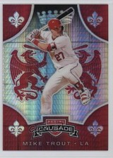 2019 Panini Chronicles Crusade Hyper Prizm 36/299 Mike Trout #8 1q0o