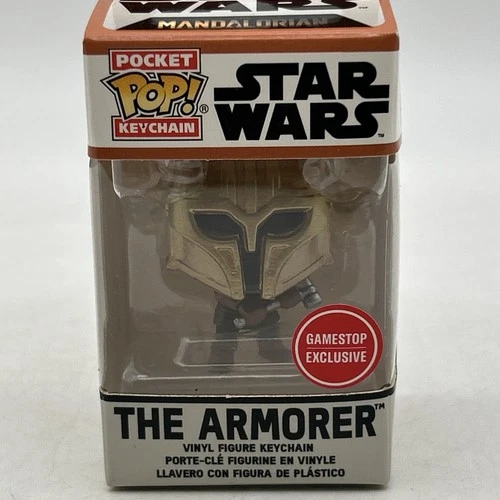 Funko Pop! Pocket Keychain Star Wars The Armorer GameStop Exclusive Mandalorian