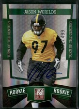 2010 Donruss Elite Jason Worilds #197 Turn of the Century Auto /499 (AU, RC)