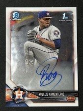 2018 Bowman Chrome Prospects Rogelio Armenteros Autograph #BCPA-RAR #A49