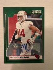 2024 Panini Zenith - Michael Wilson #2 Two Minute Drill Autographs