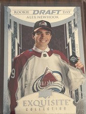 Alex Newhook 2021-22 Exquisite Collection Rookie Draft Day266/399