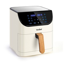 VonShef Air Fryer 6L - Large Family Size, Nordic Design with Timer - Fika Range