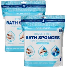 50 Disposable Hypoallergenic No Rinse Bathing Wipes for Ultimate Cleanliness