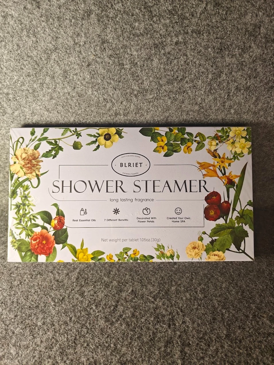 BLRIET Shower Steamers NEW Sealed 8 Pack Aromatherapy Tablets Spa Gift