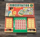Concentration Board Game 2nd Edition 1958 Milton Bradley vintage
