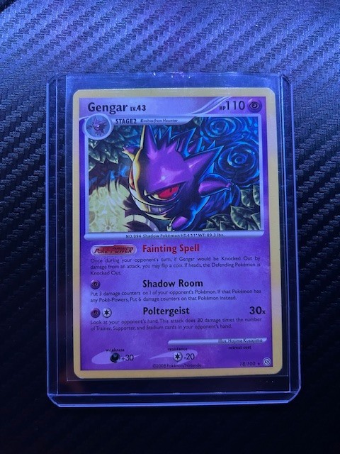 2008 Pokemon Diamond & Pearl Stormfront Gengar #18/100