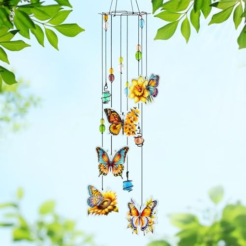 Wind Chimes Gifts for Women Wind Chime, Wind Chimes for Outside, Butterfly