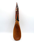 PNW Tlingit Ceremonial Spoon Ladle Feast Carved Painted Polychrome Raven 17.5" L — photo 3