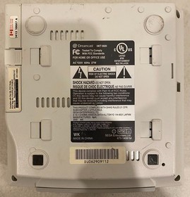 1999 SEGA DREAMCAST CONSOLE HKT-3020 LAUCH EDITION WHITE NTSC CIB TESTED WORKS D