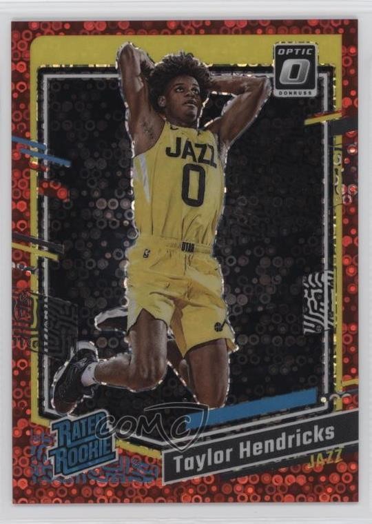 2023 Donruss Optic Rated Rookie Fast Break Red Prizm 21/75 Taylor Hendricks 1ng7