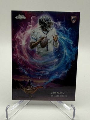 2025 Topps Chrome Cam Ward Rookie Game Genies SSP Case Hit  RARE  Titans 