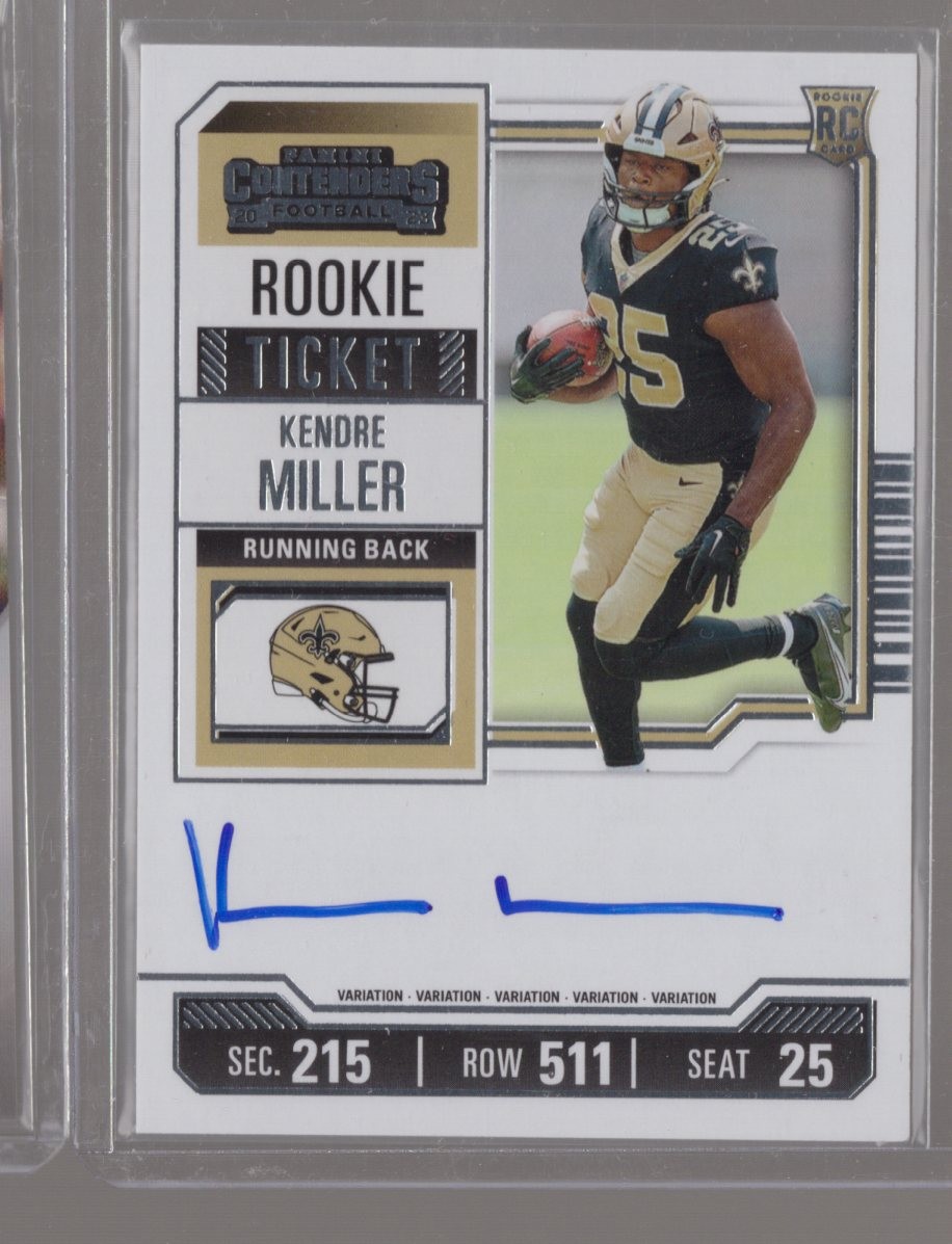 2023 Panini Contenders Optic #122 Kendre Miller