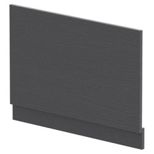 Image of Nuie Graphite Grey Woodgrain 800mm Bath End Panel - MPC2213