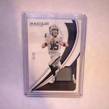 Panini 2024 Immaculate Collection Gardner Minshew II Raiders #86 Blue /35 MEM