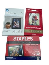 Photo Paper 3 Packs Of 4x6 Glossy Photo Paper 300 Sheets New