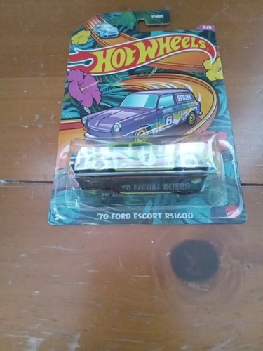 Hot Wheels 1970 Ford Escort RS 1600 Diecast Cars Toys Carded 1/64th Scale - Picture 8 of 10