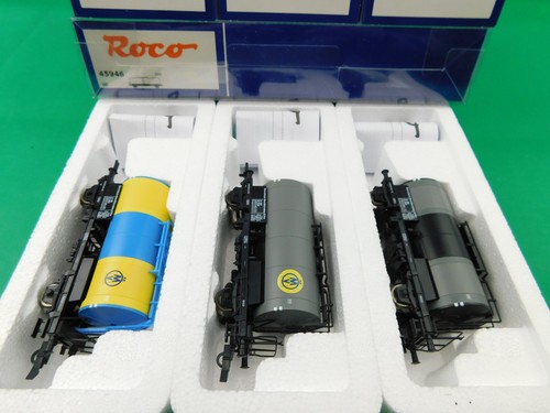 F23 Roco H0 Güterwagen Set 45946 ÖBB ÖMV Kesselwagen AC KKK OVP TOP | Zustand: Gebraucht