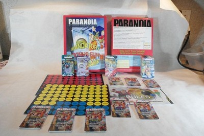 Paranoia -  Mandatory Bonus Fun Card Game - Immaculate