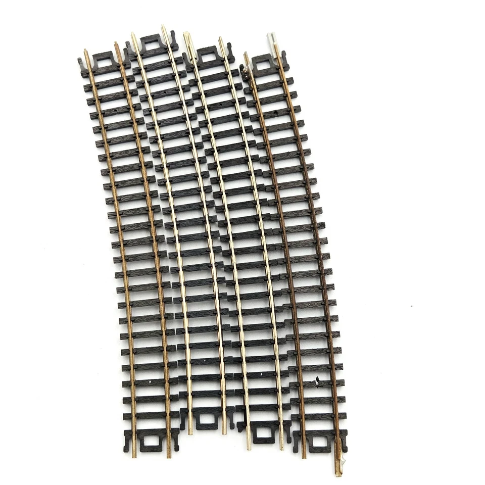 Atlas N Gauge 2526 19" Radius Curve Nickel Silver Snap Track Code 80 Lot of 22 - Image 3 of 4